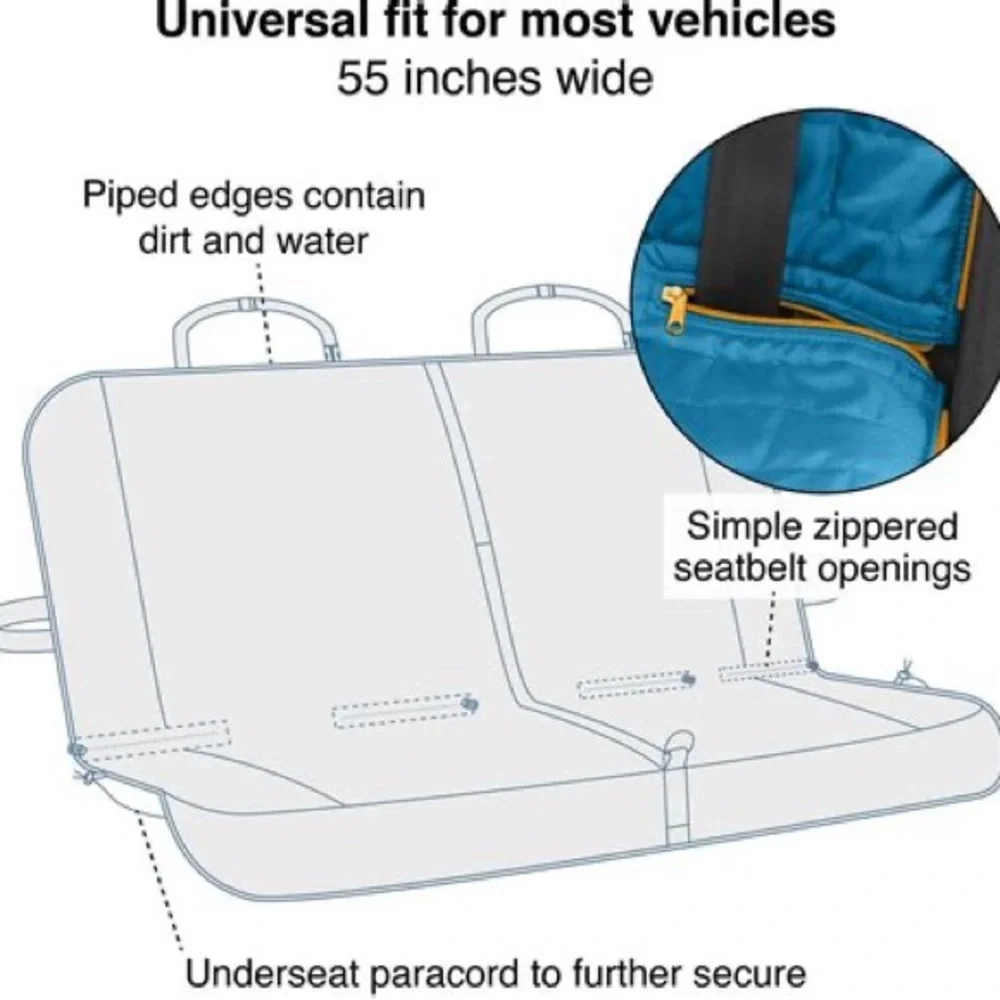 Kurgo Loft Bench Seat Cover, 55”